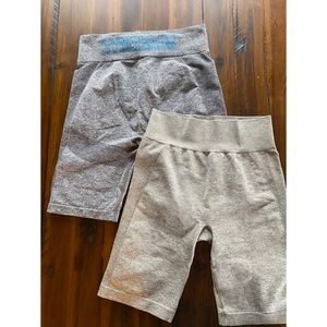 Gym shark biker shorts